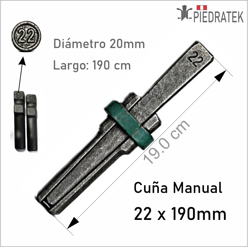 Fracturador de roca manual