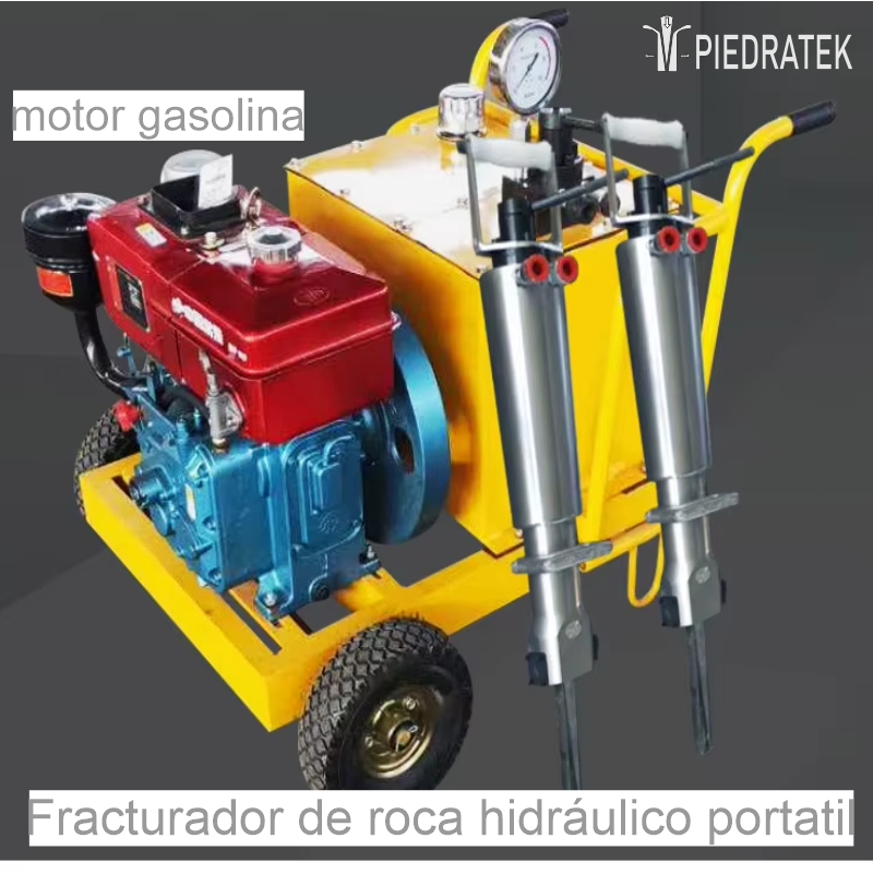 Cuña hidraulica PD250+motor gasolina 40*mm +1piston