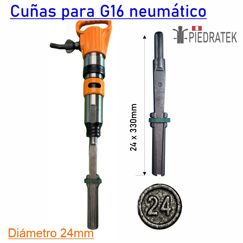 Fracturador de roca neumático