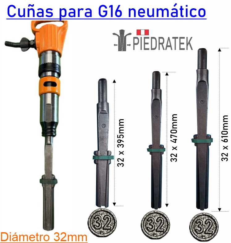 Fracturador de roca neumático