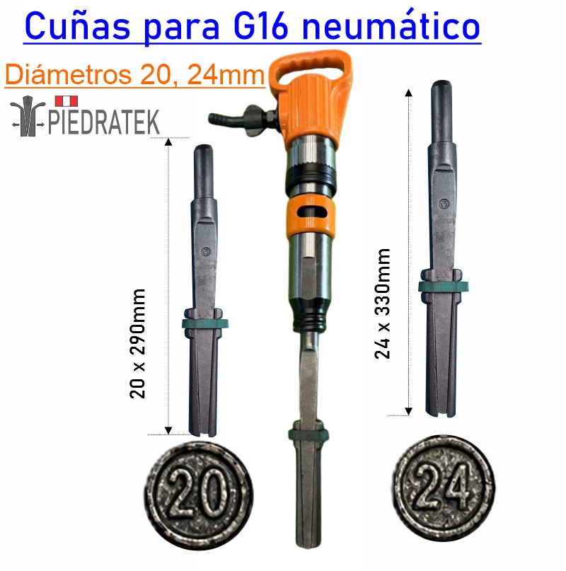 Fracturador de roca neumático