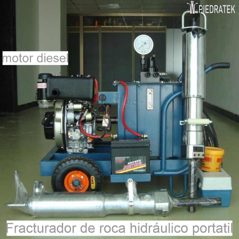 Fracturador de roca hidráulico